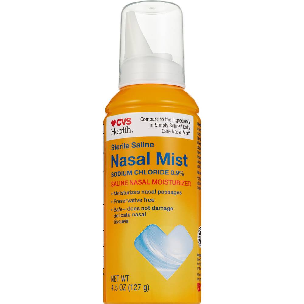 CVS Health Sterile Saline Nasal Mist, 4.25 OZ