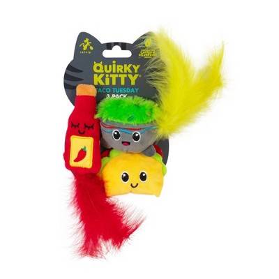 Quirky Kitty Taco Tuesday Cat Toy (3 ct)