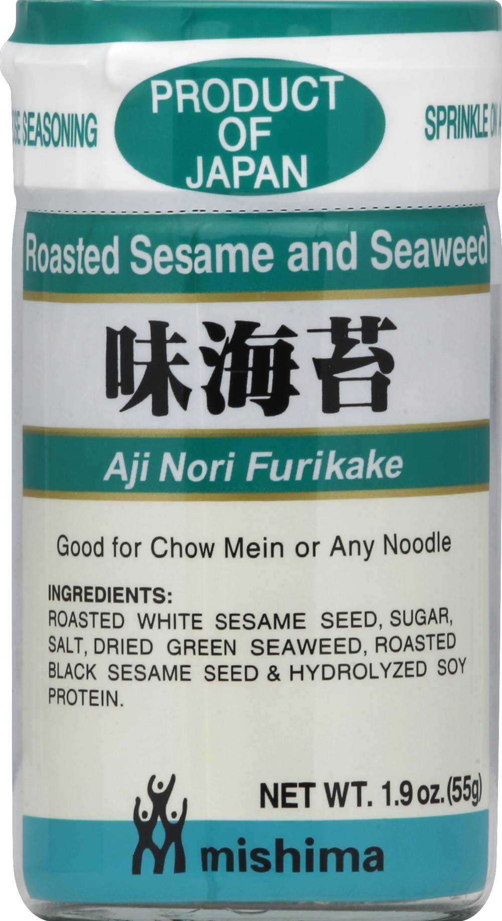 Mishima Roasted Sesame and Seaweed Aji Nori Furikake Seasoning (1.9 oz)