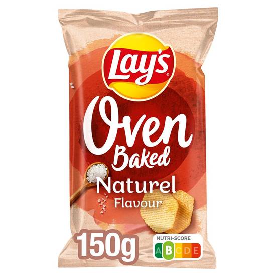 Lay''s Oven Baked Naturel Zout Chips 150 gr