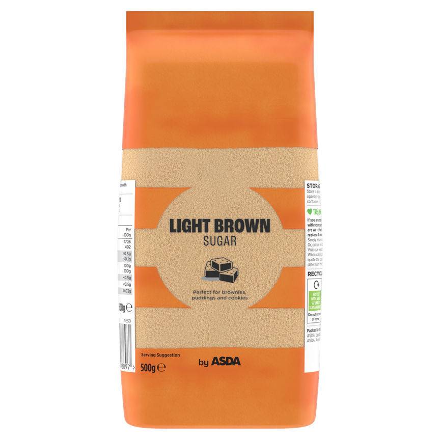 ASDA Light Brown Sugar (500g)