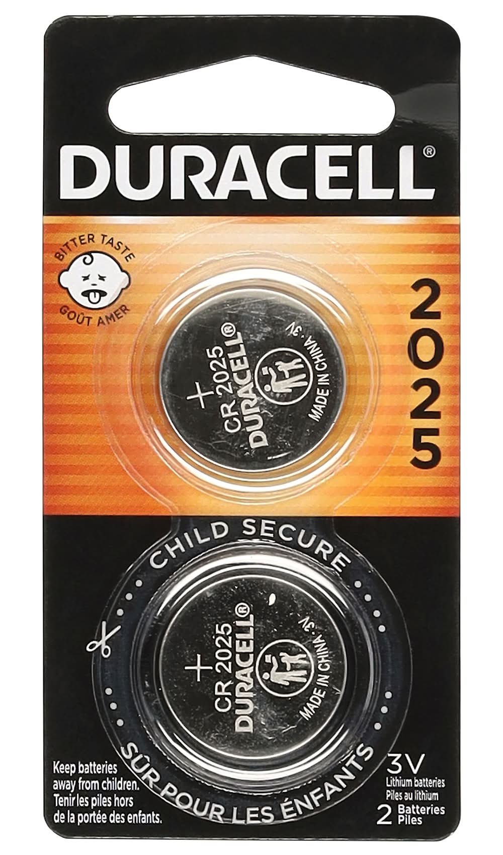 Duracell 3V Lithium Coin Batteries (2 ct)