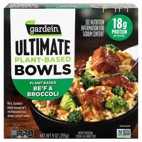 Gardein Plant-Based Ultimate Be'f & Broccoli Bowls