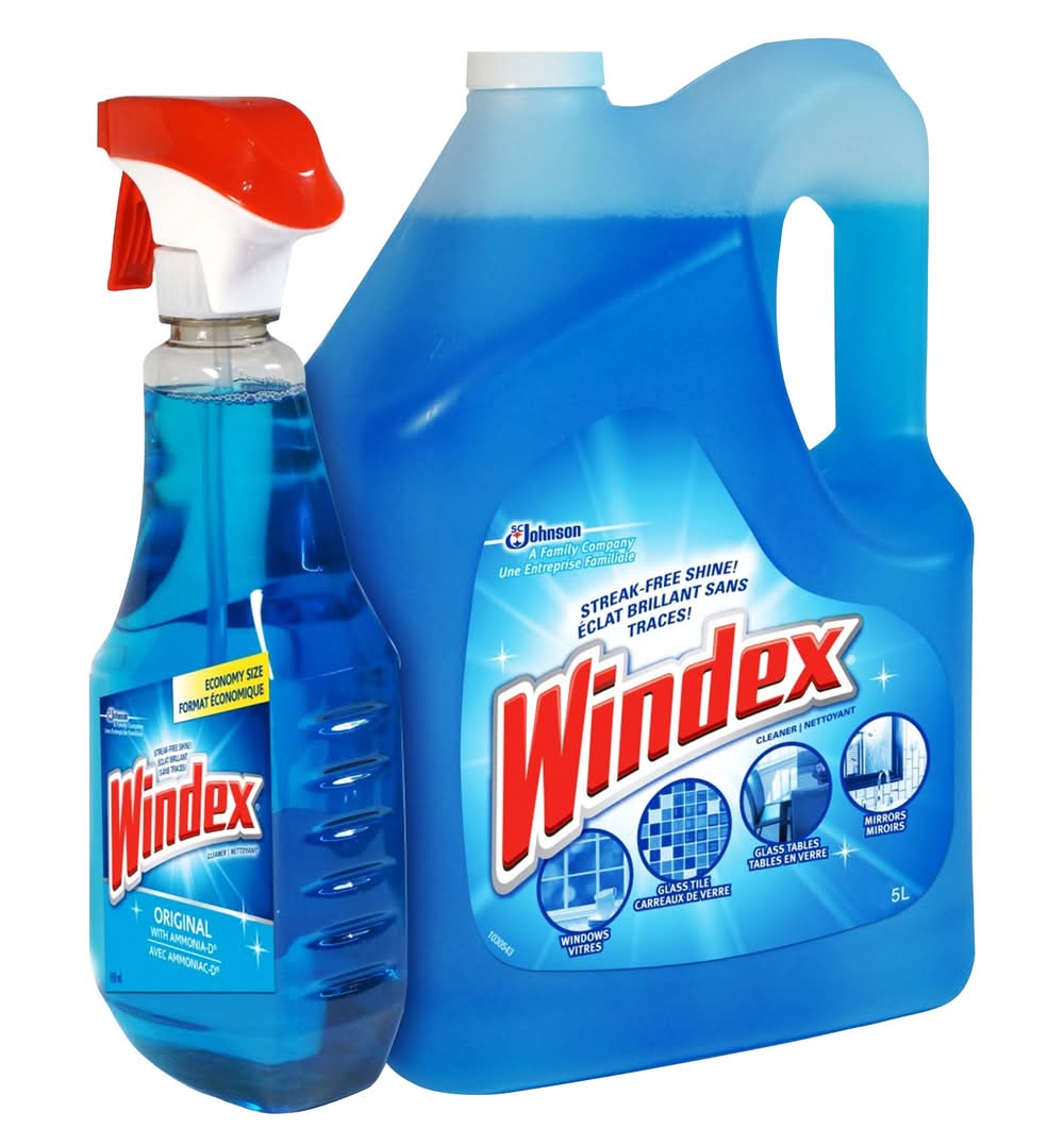 Windex - Nettoyant Pour Vitres Original, 5 L + 950 Ml / Windex Original Glass Cleaner, 5 L + 950 Ml