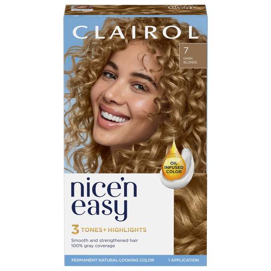 Clairol Nice 'N Easy Dark Blonde 7 Permanent Hair Color