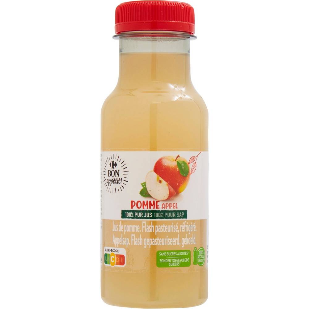 Carrefour - Jus de pomme 100% pur jus (250ml)