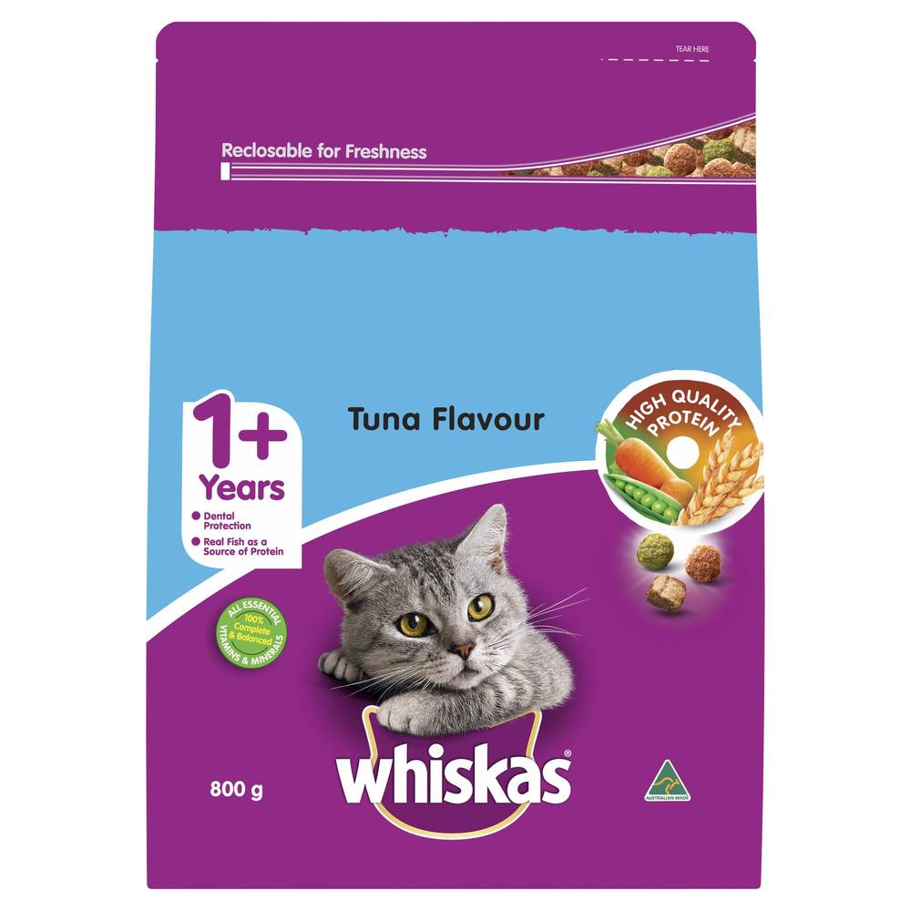 Whiskas 1+ Years Adult Dry Cat Food Tuna Flavour Bag Delivery Near Me