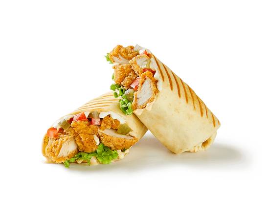 Crispy Chicken Shawarma Wrap