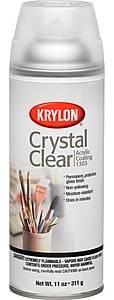 Krylon Crystal Clear Acrylic Gloss, 11 Oz. Spray Can (KR1303)