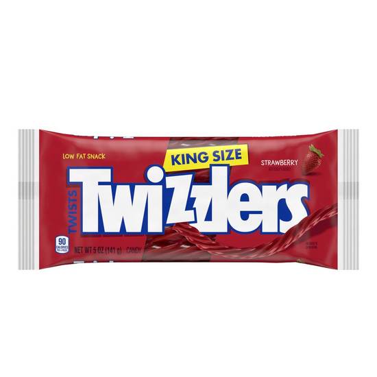Twizzlers Twists King Size Strawberry Licorice Candy