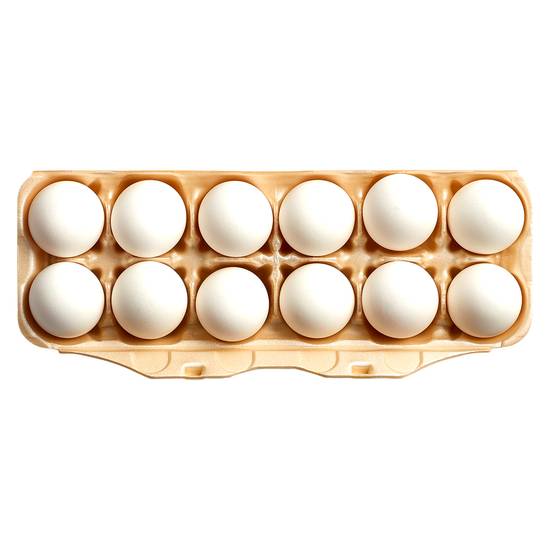 Order Eggs Cage Free White, 12ct food online from Everyday Needs by Gopuff store, New Haven on bringmethat.com
