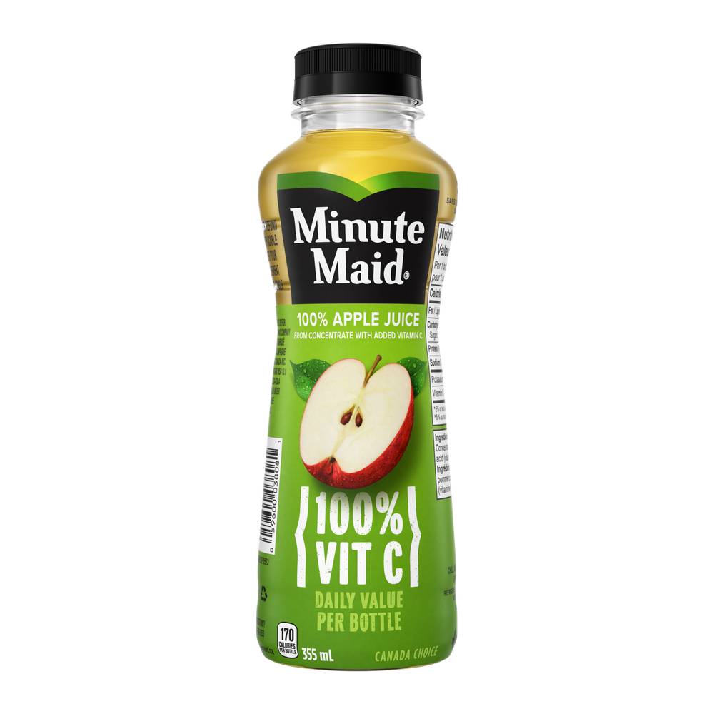 Minute Maid 100 Percent Apple Juice (355 ml)