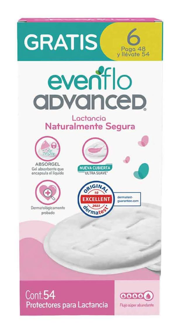 Evenflo · Advanced protectores desechables para lactancia (48 un)