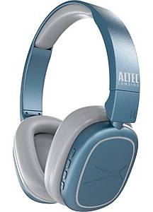 Altec Lansing Wireless Active Noise Canceling Over-Ear Headphones, Bluetooth, Blue (MZX5501-MBLU-STK-6)