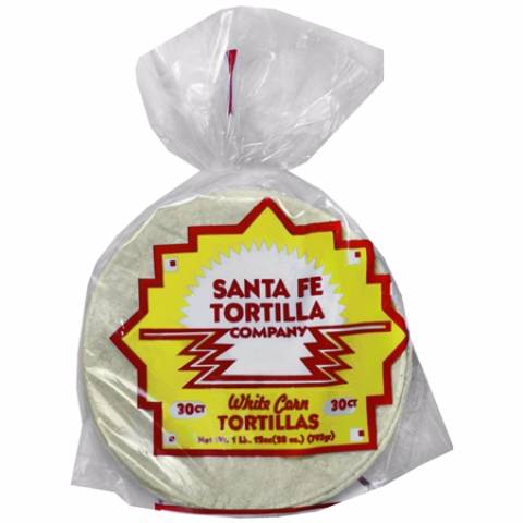 Santa Fe White Corn Torillas 30 Count