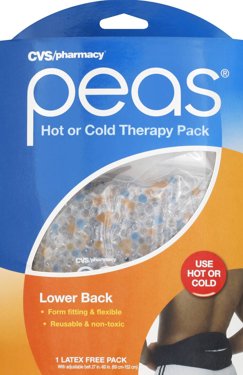 CVS Pharmacy Peas Lower Back Hot or Cold Therapy pack