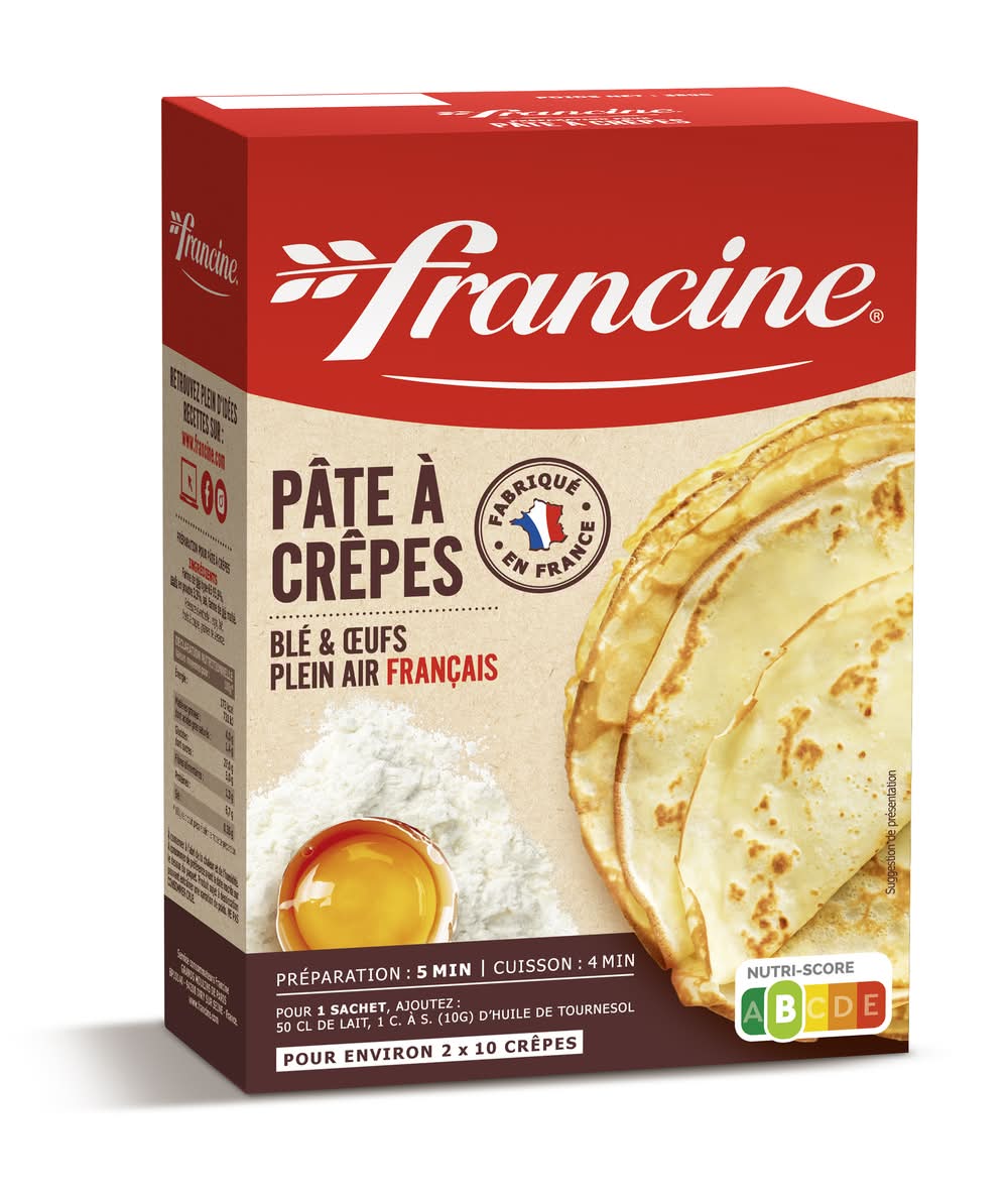 Francine - Préparation pâte à crêpes légères et moelleuses (2)