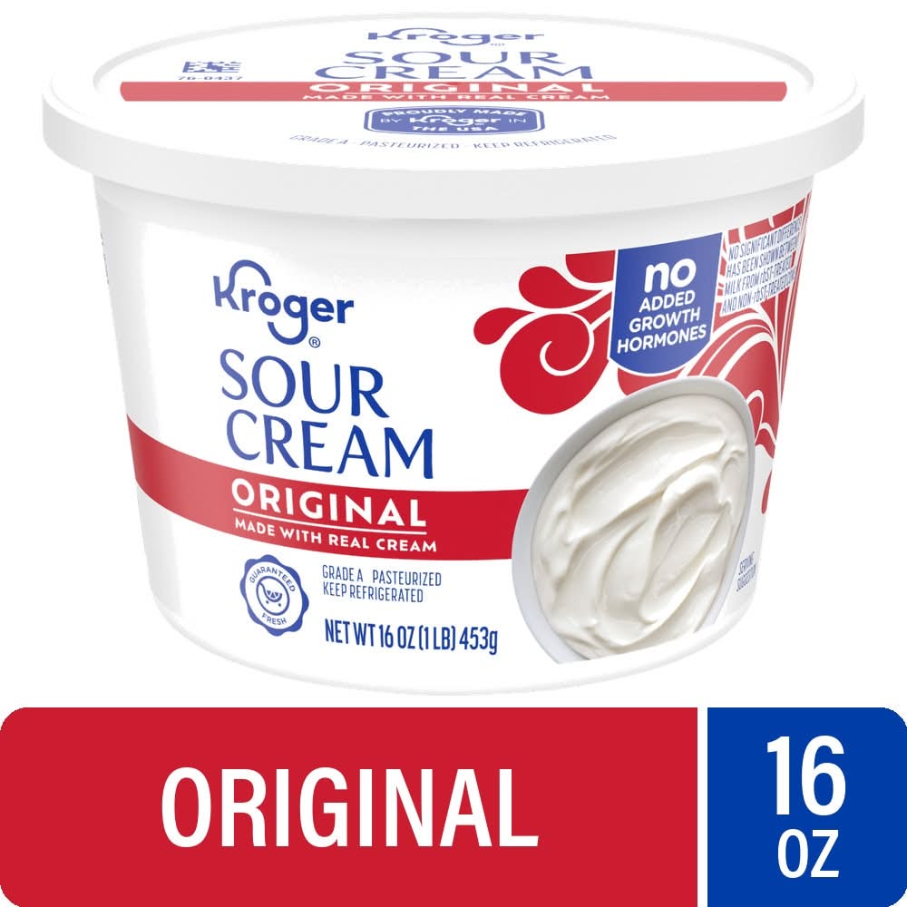 Kroger Sour Cream, Original (16 oz)