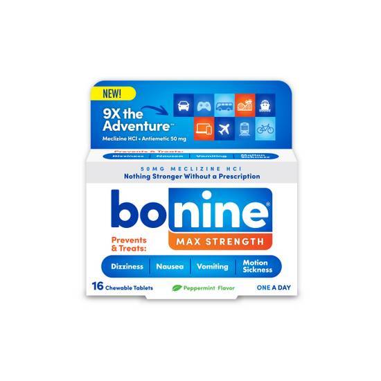 Bonine Maximum Strength Tablets 16ct