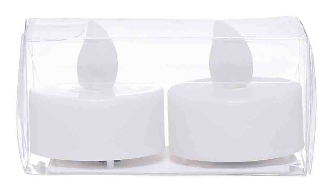 True Living Led Tea Light Candles 2 Pk