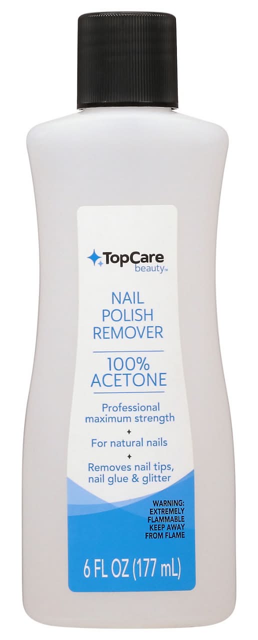 TopCare Beauty Nail Polish Remover, 100% Acetone