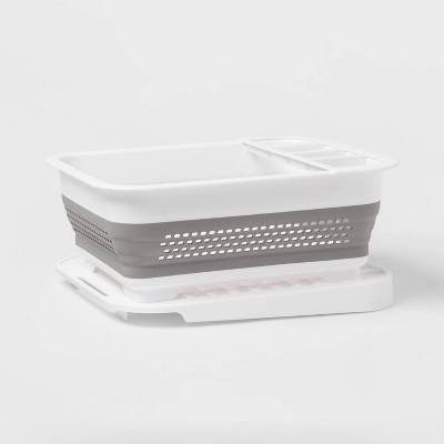 Brightroom Plastic Collapsible Dish Rack (2 ct)