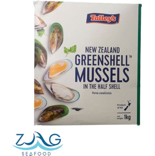 Talleys Mussel In Half Shell 1kg
