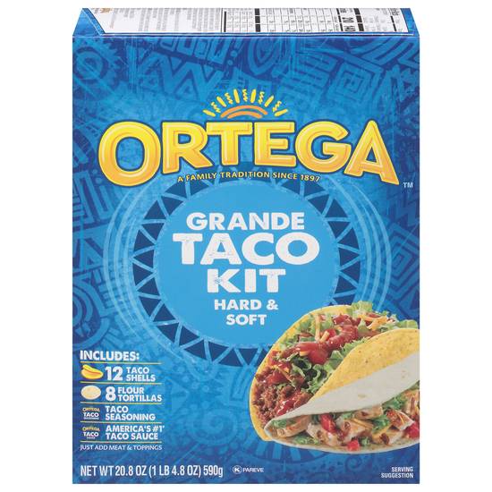 Ortega Grande Taco Kit (20 ct)