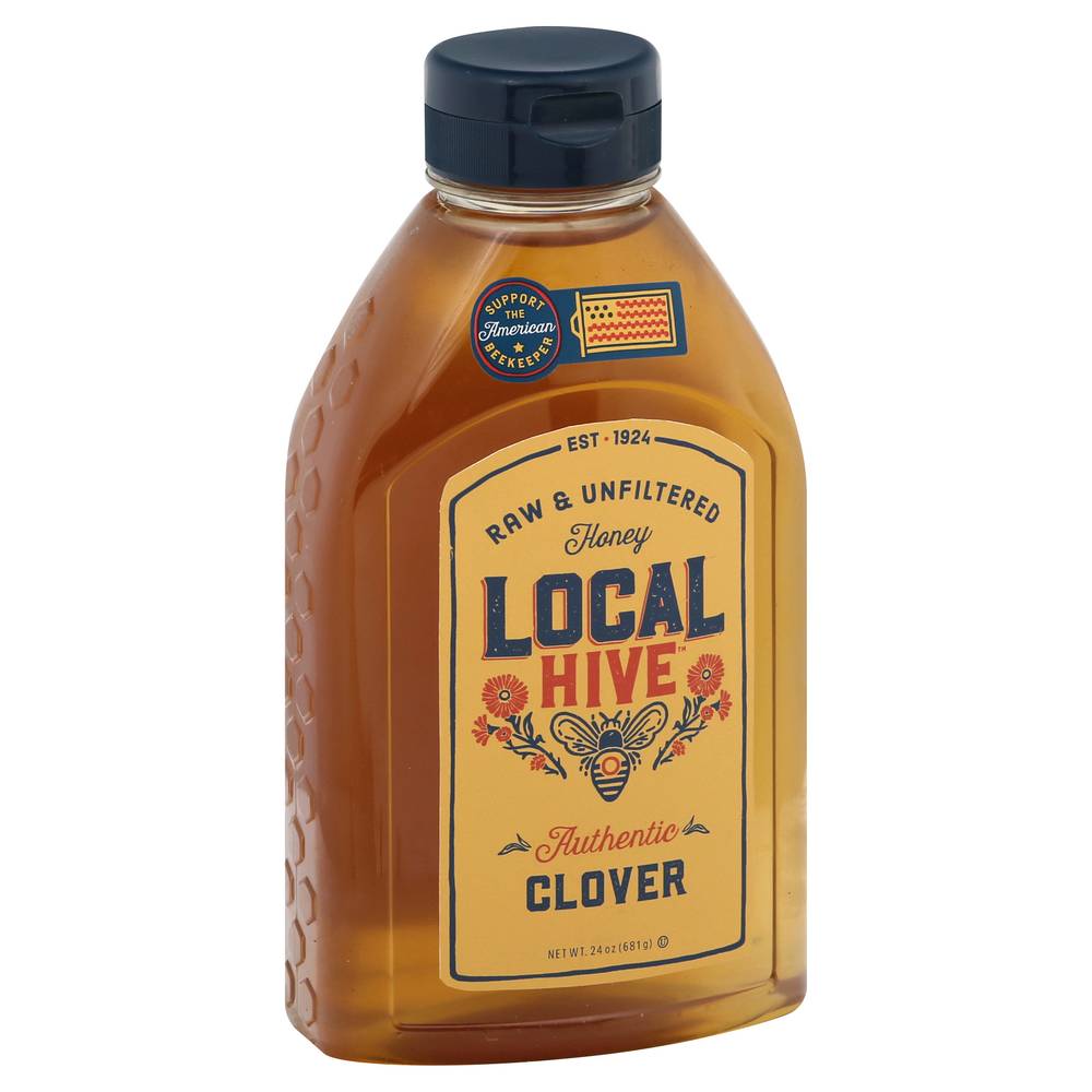 Local Hive Raw & Unfiltered Authentic Clover Honey