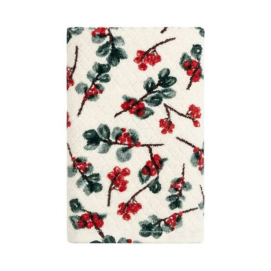 Bee & Willow™ Christmas Hand Towel in Holiday Berry