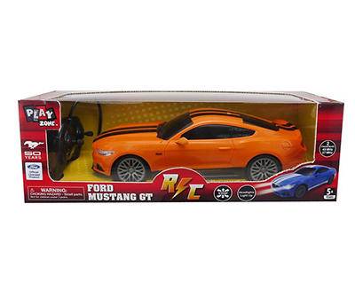 Play Zone Ford Mustang Gt Rc Sports Car, Orange