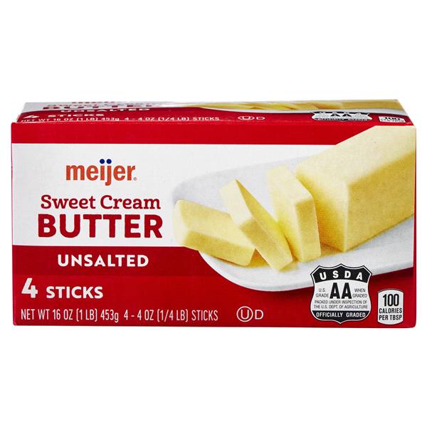 Meijer Unsalted Butter Sticks (16 oz)