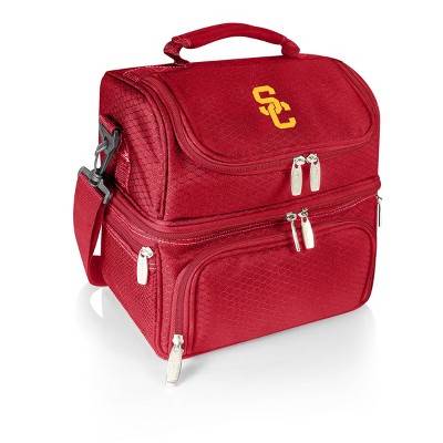 NCAA USC Trojans Pranzo Dual Compartment Lunch Bag - Red