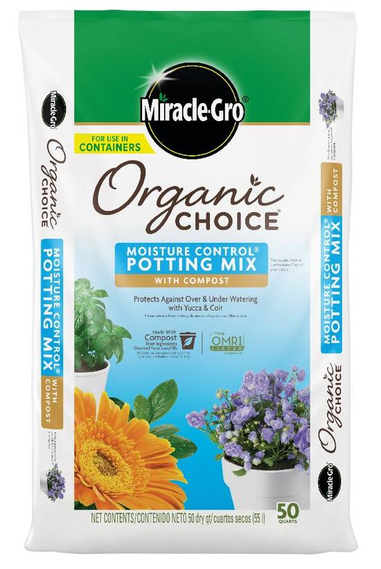 Miracle-Gro Organic Choice Potting Mix With Compost (50 qts)
