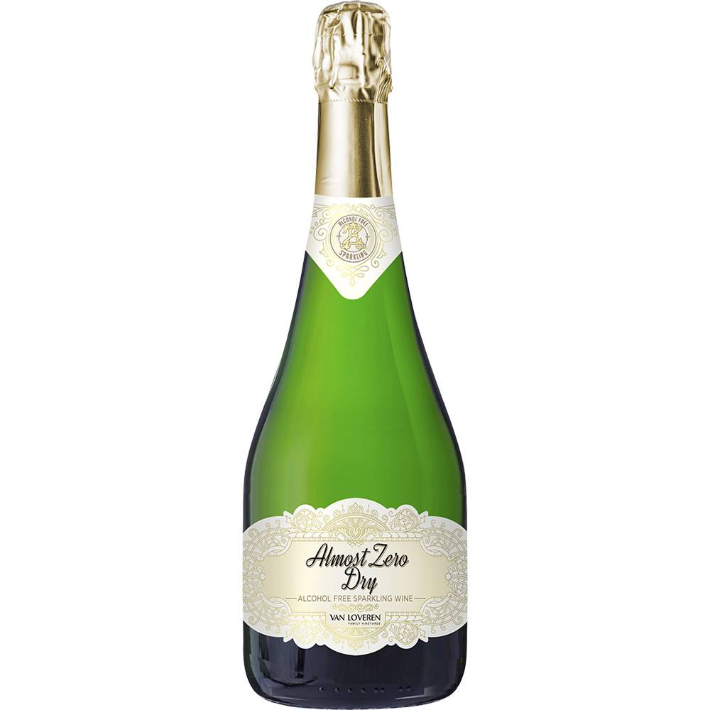 Almost Zero Sparkling Non-Alcoholic Dry Wine (750 ml)