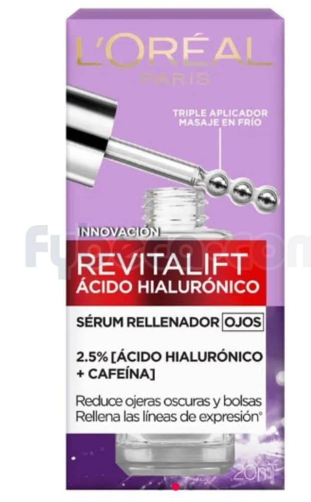 Crema Facial Loreal Ga Revitalift Aci Hialuronico Serum Ojos  20Ml6