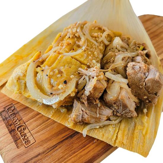 Tamal with Pulled Pork