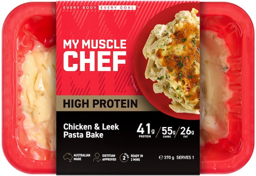 My Muscle Chef High Protein Chicken and Leek Pasta Bake 370g