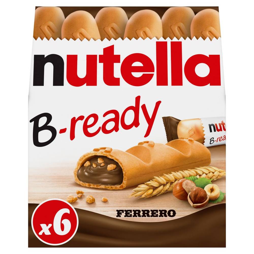 Nutella B-Ready 6 Stuks 132 g