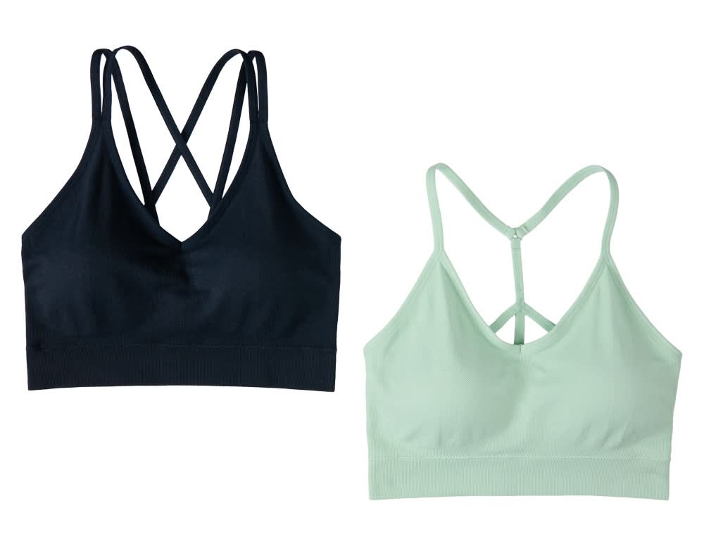 Crane 2pk Seamless Comfort, Green , Black, L