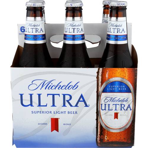 Michelob Ultra Beer 6 Pack Bottles