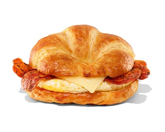 Sweet Black Pepper Bacon Breakfast Sandwich