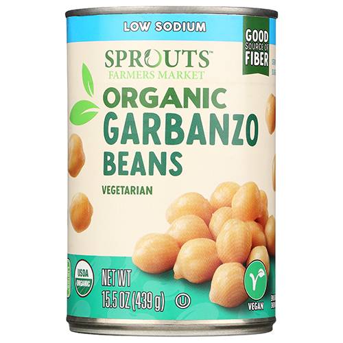 Sprouts Organic Low Sodium Garbanzo Beans
