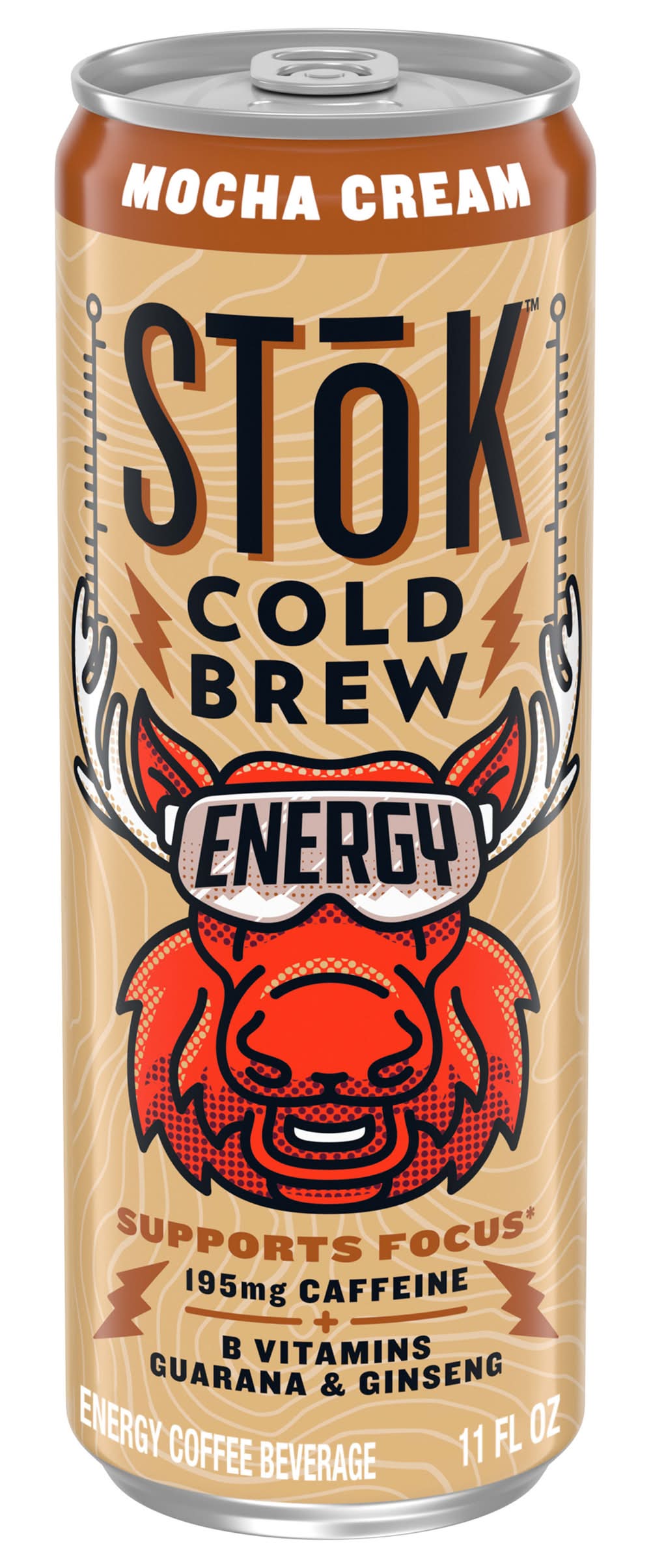 STōK Cold Brew Energy Coffee, Mocha Cream (11 fl oz)