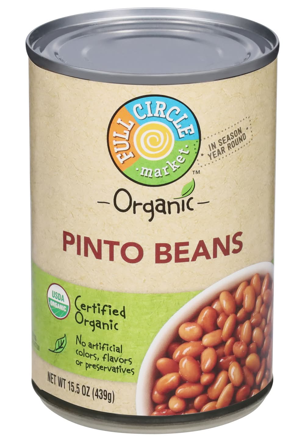 Full Circle Market Organic Pinto Beans (15.5 oz)