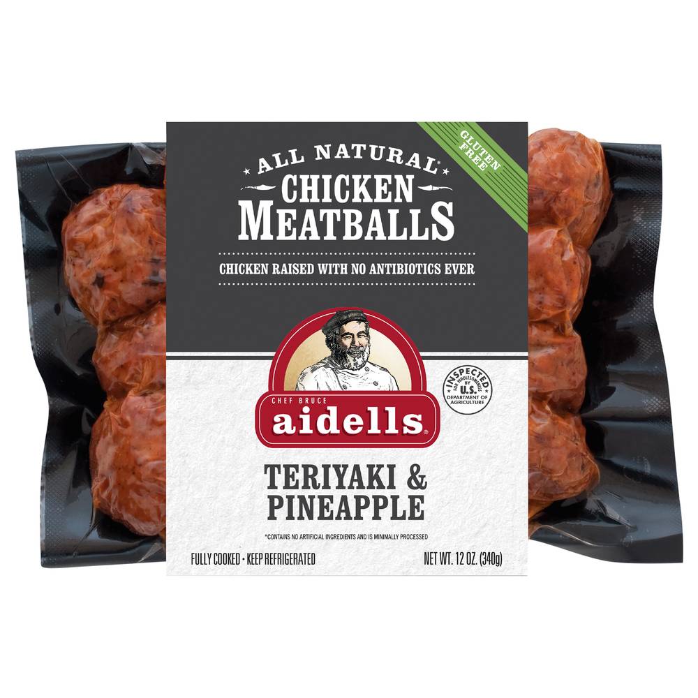 aidells Teriyaki & Pineapple Chicken Meatballs (12 oz)