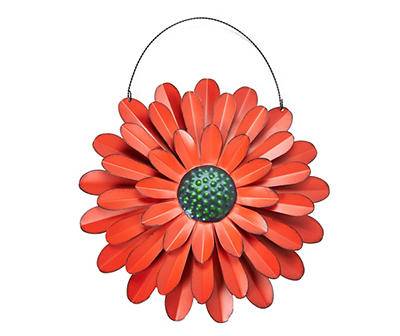 Coral Flower Metal Wall Decor
