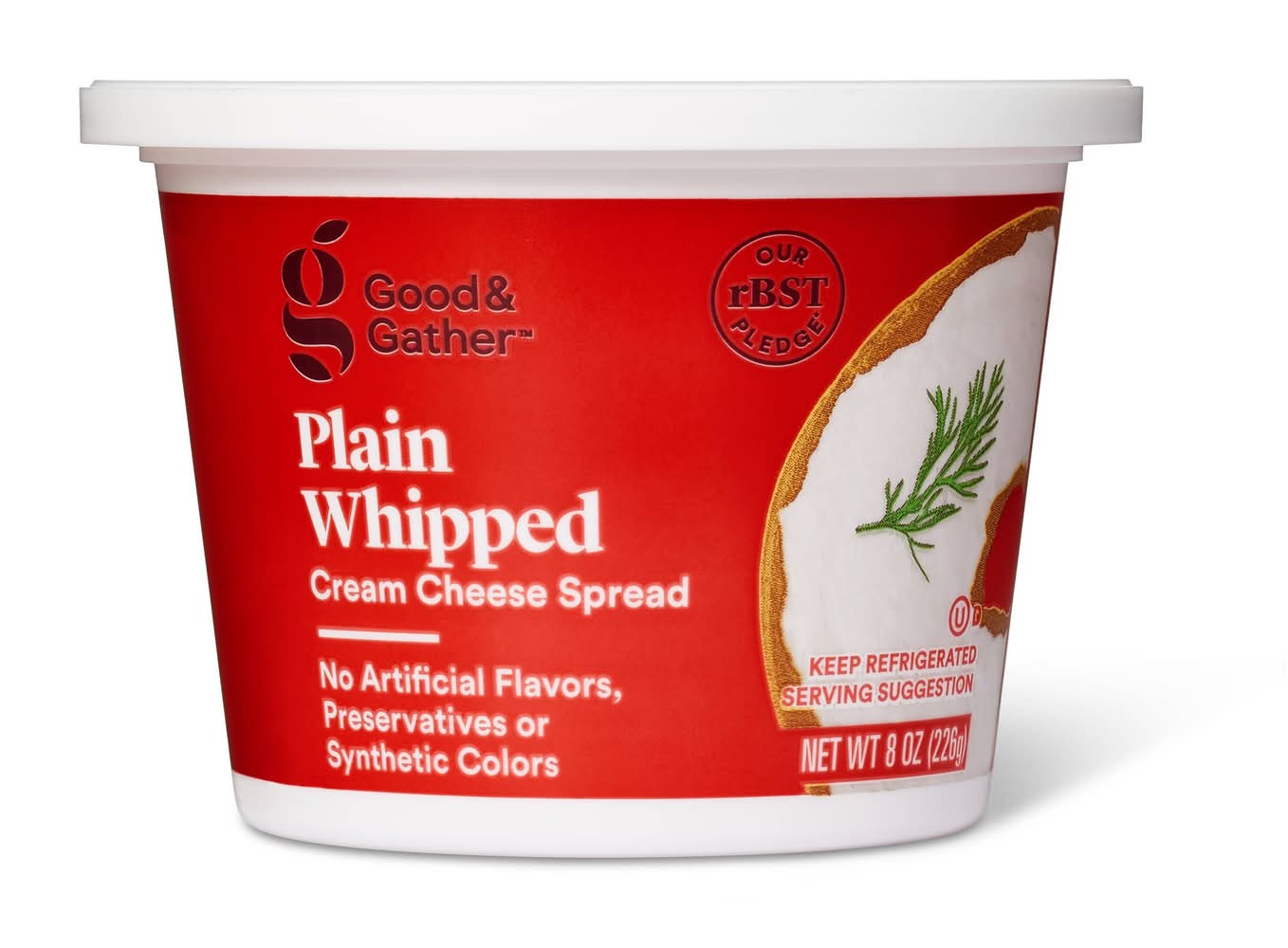 Good & Gather Whipped Plain Cream Cheese Spread (8 oz)