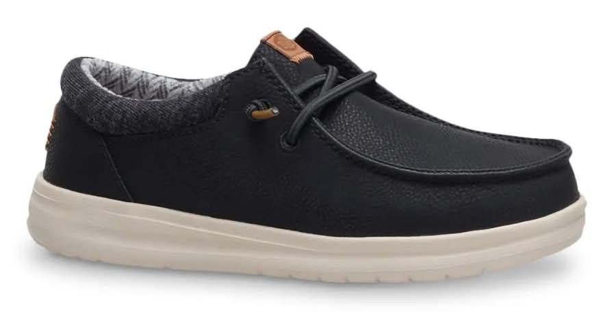 Hey Dude Paul Classic Slip-On - Kids' (Black Medium - 2 Youth)