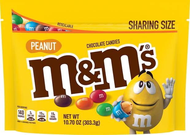 M&M's Sharing Size Peanut Chocolate Candies